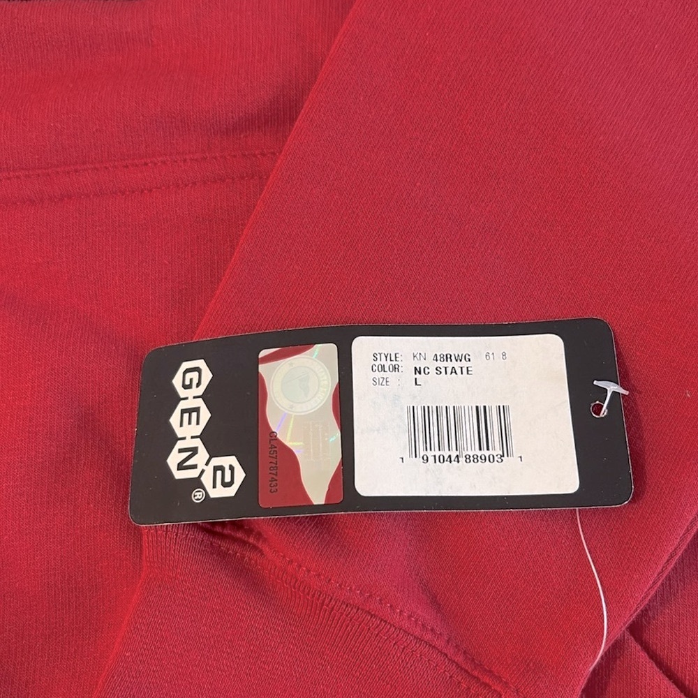 NWT [Gen2] NC State Wolfpack NCAA Fleece Hooded Team Sweatshirt Youth Sz L 14/16 - Picture 7 of 9